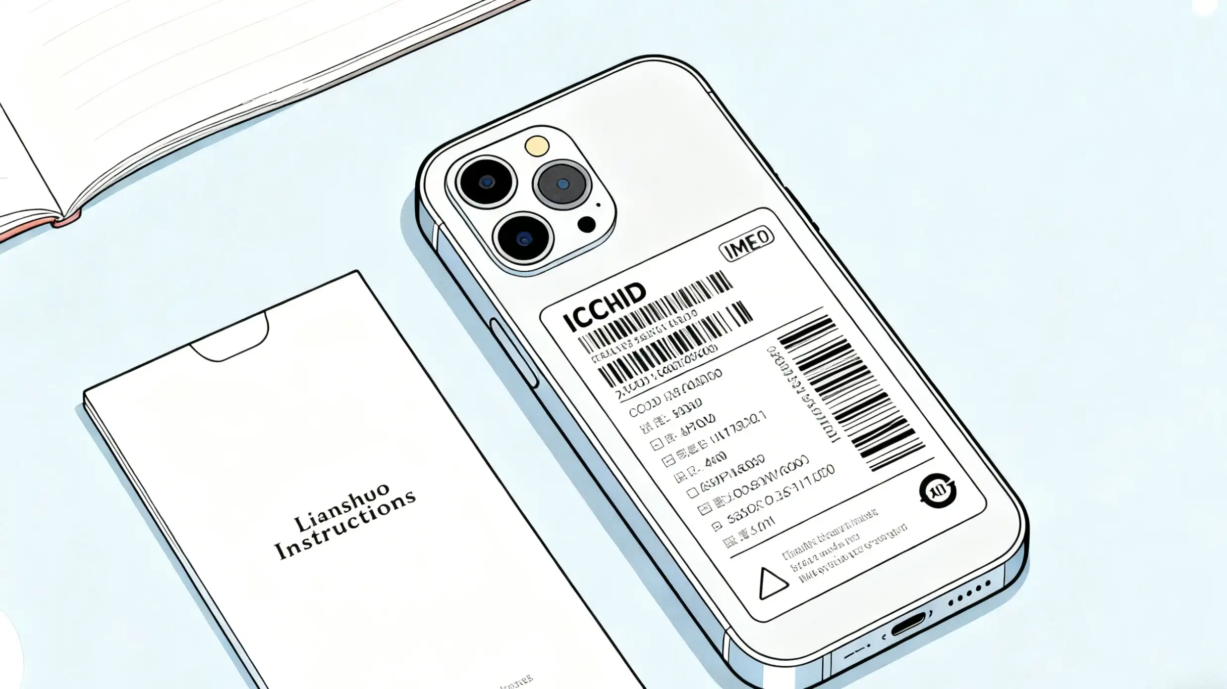 Find ICCID in Device Box